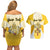 Personalized Holy See - Vatican City Couples Matching Off Shoulder Short Dress and Hawaiian Shirt Sporty Style