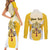 Personalized Holy See - Vatican City Couples Matching Short Sleeve Bodycon Dress and Long Sleeve Button Shirt Sporty Style