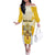 Personalized Holy See - Vatican City Family Matching Off The Shoulder Long Sleeve Dress and Hawaiian Shirt Sporty Style