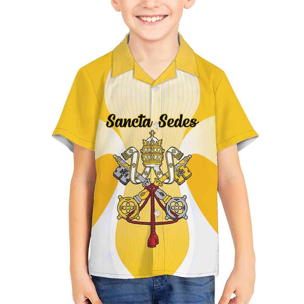 Personalized Holy See - Vatican City Kid Hawaiian Shirt Sporty Style