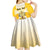 Personalized Holy See - Vatican City Kid Short Sleeve Dress Sporty Style