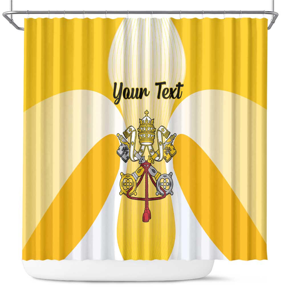 Personalized Holy See - Vatican City Shower Curtain Sporty Style