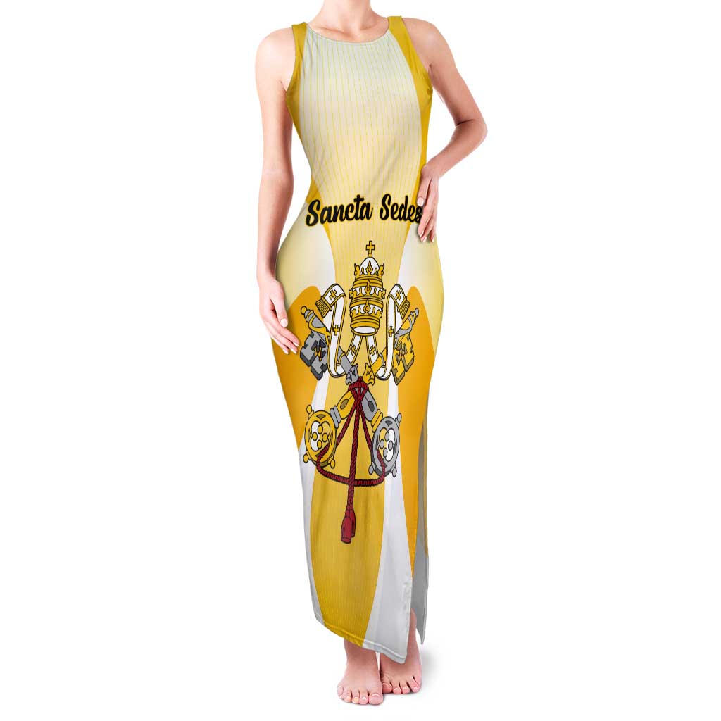 Personalized Holy See - Vatican City Tank Maxi Dress Sporty Style