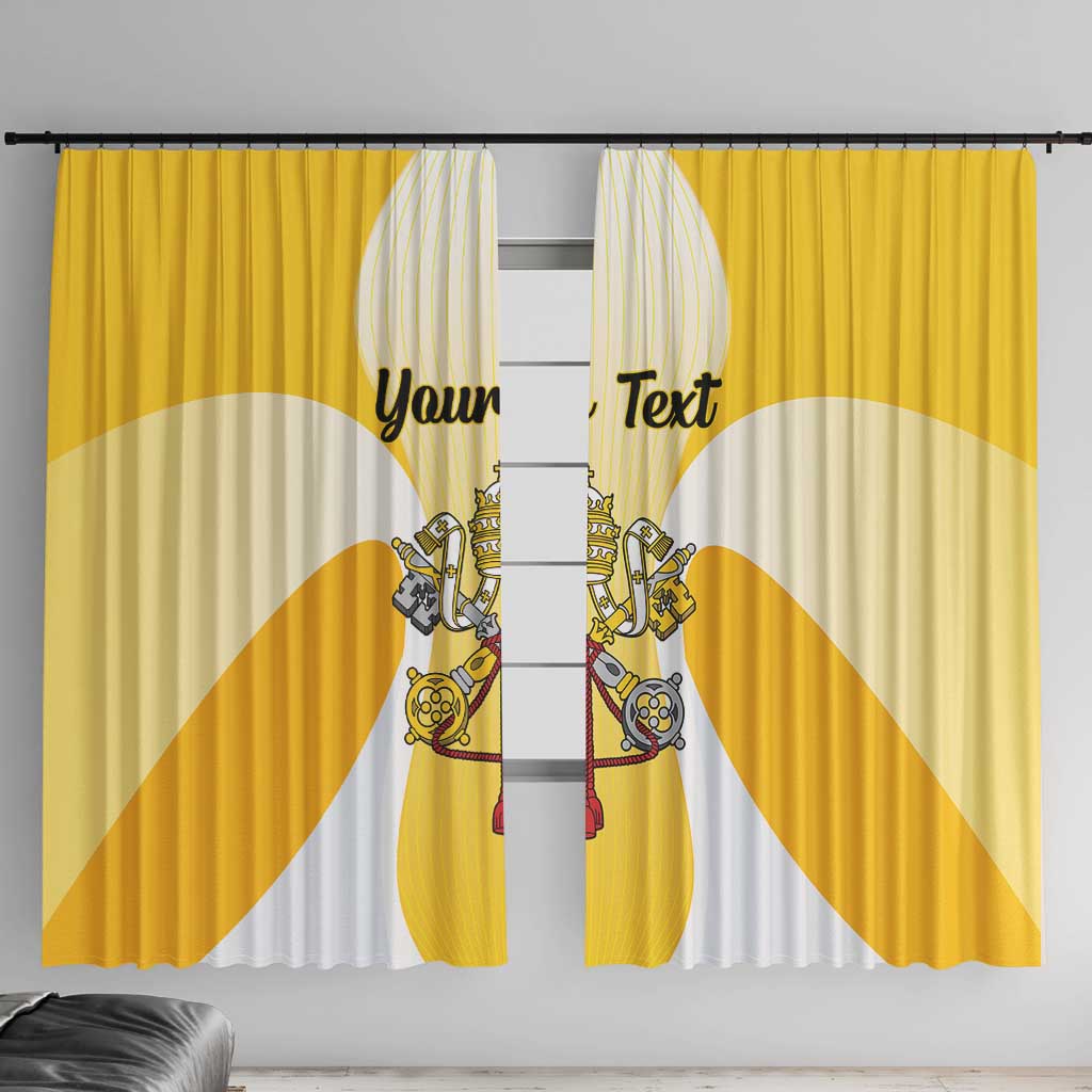 Personalized Holy See - Vatican City Window Curtain Sporty Style