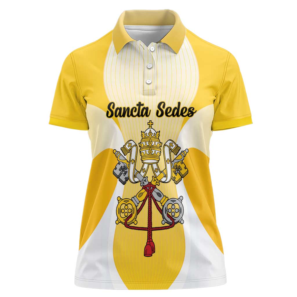 Personalized Holy See - Vatican City Women Polo Shirt Sporty Style