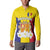 Custom Andorra Coat Of Arms Button Sweatshirt Narcissus Poeticus Flowers Flag Style