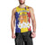 Custom Andorra Coat Of Arms Men Tank Top Narcissus Poeticus Flowers Flag Style