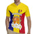 Custom Andorra Coat Of Arms Rugby Jersey Narcissus Poeticus Flowers Flag Style