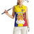 Custom Andorra Coat Of Arms Women Sleeveless Polo Shirt Narcissus Poeticus Flowers Flag Style