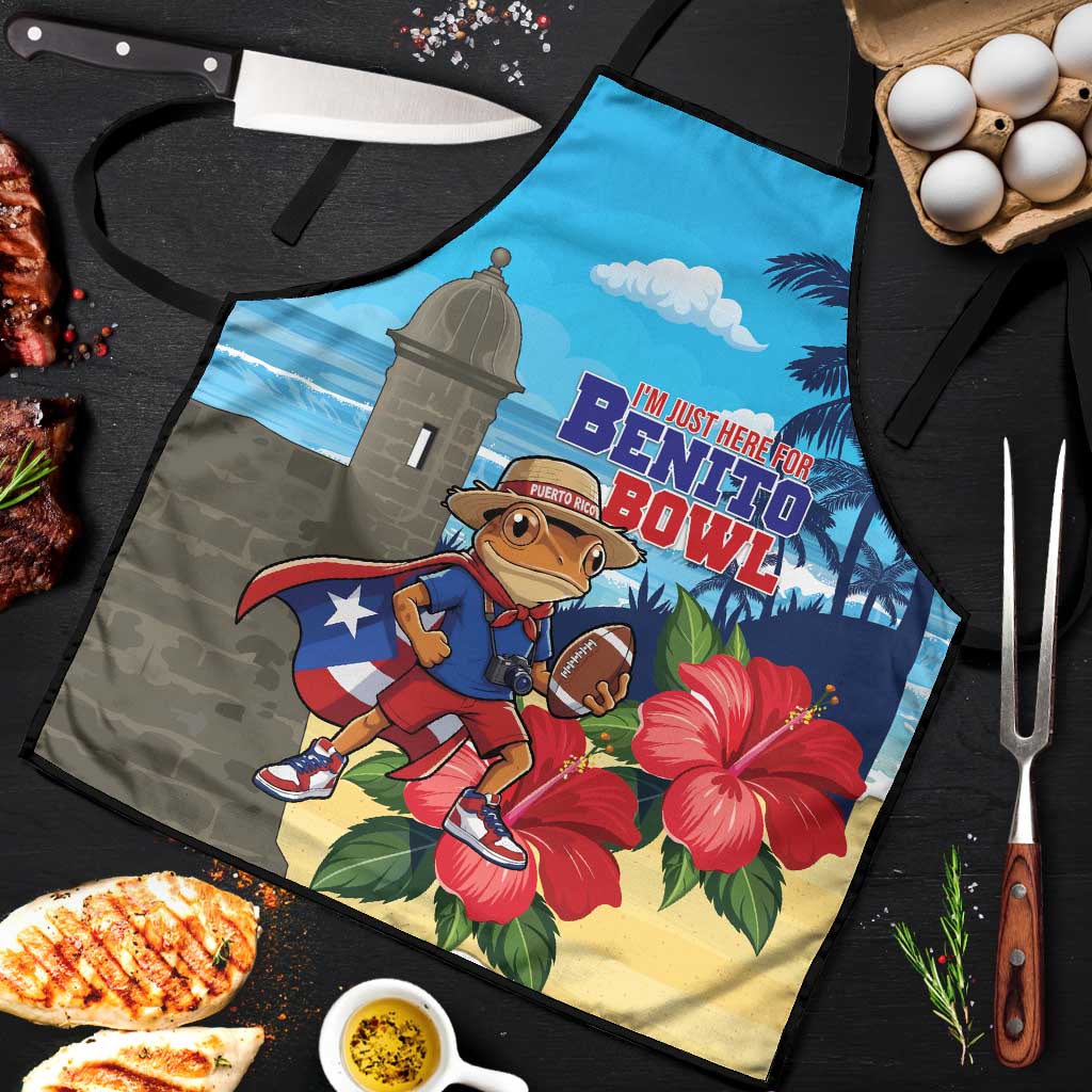 Puerto Rico Coquí Frog Apron Benito Bowl Halftime Show