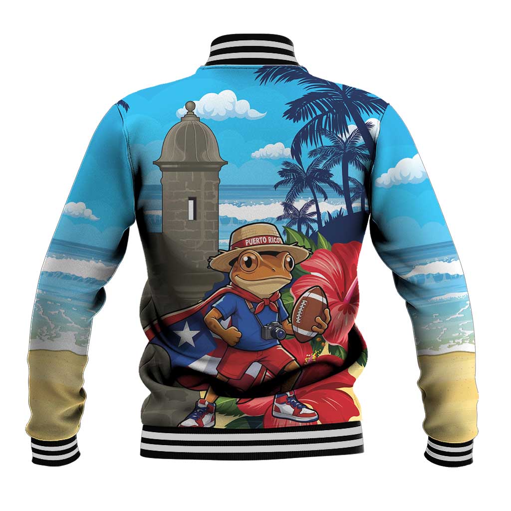 Puerto Rico Coquí Frog Baseball Jacket Benito Bowl Halftime Show