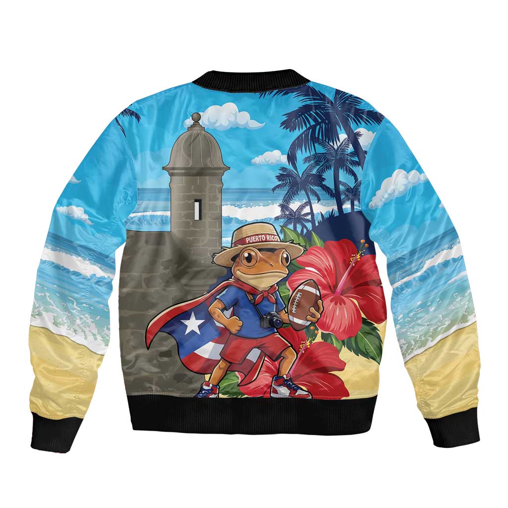 Puerto Rico Coquí Frog Bomber Jacket Benito Bowl Halftime Show