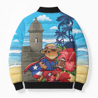 Puerto Rico Coquí Frog Bomber Puffer Jacket Benito Bowl Halftime Show