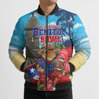 Puerto Rico Coquí Frog Bomber Puffer Jacket Benito Bowl Halftime Show