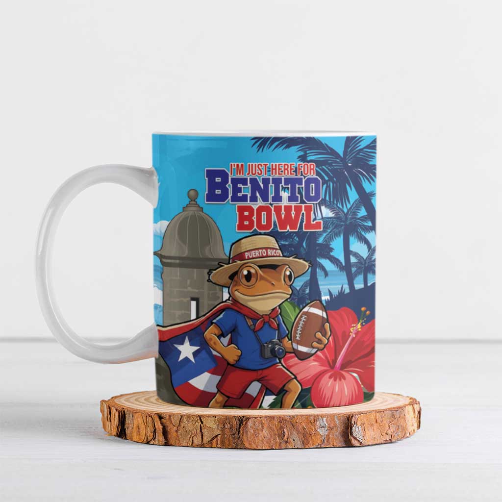 Puerto Rico Coquí Frog Ceramic Mug Benito Bowl Halftime Show