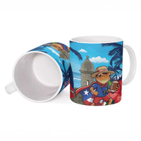 Puerto Rico Coquí Frog Ceramic Mug Benito Bowl Halftime Show