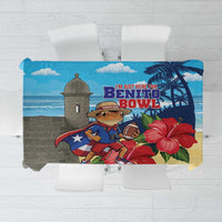 Puerto Rico Coquí Frog Tablecloth Benito Bowl Halftime Show