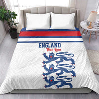 England Three Lions Bedding Set Vintage Stripe Football Fan