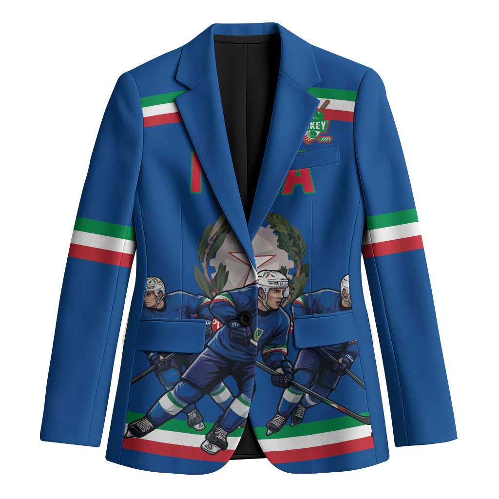 Italy Hockey Custom Blazer Italia Hockey Pride Vintage Blue