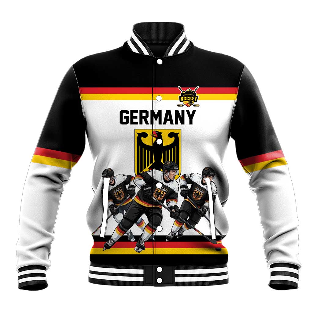 Germany Hockey Custom Baseball Jacket German Eagle Hockey Pride
