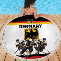 Germany Hockey Beach Blanket German Eagle Hockey Pride