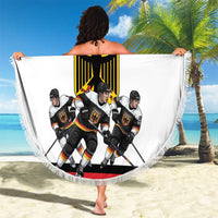Germany Hockey Beach Blanket German Eagle Hockey Pride