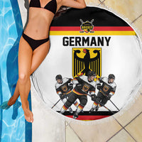Germany Hockey Beach Blanket German Eagle Hockey Pride