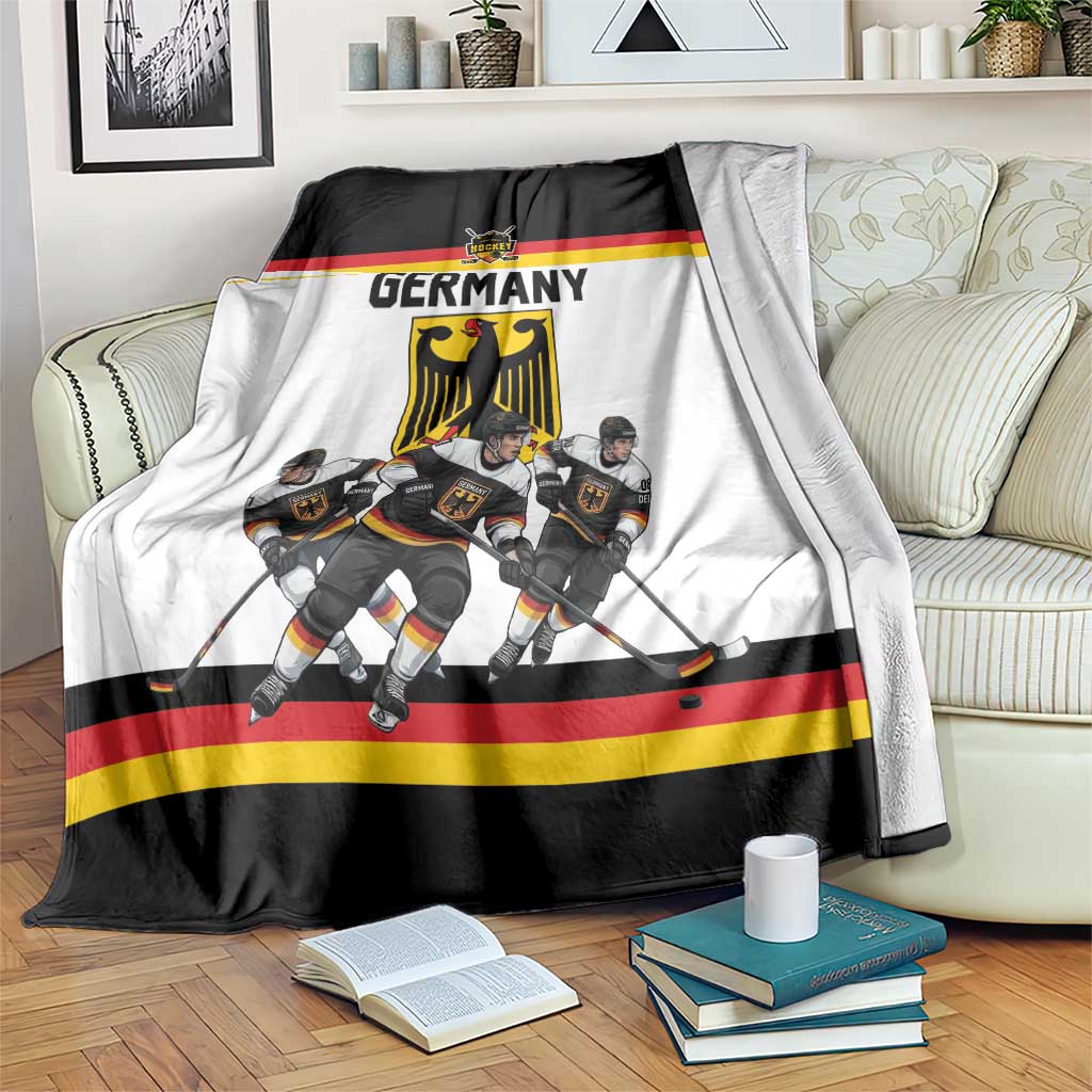 Germany Hockey Blanket German Eagle Hockey Pride
