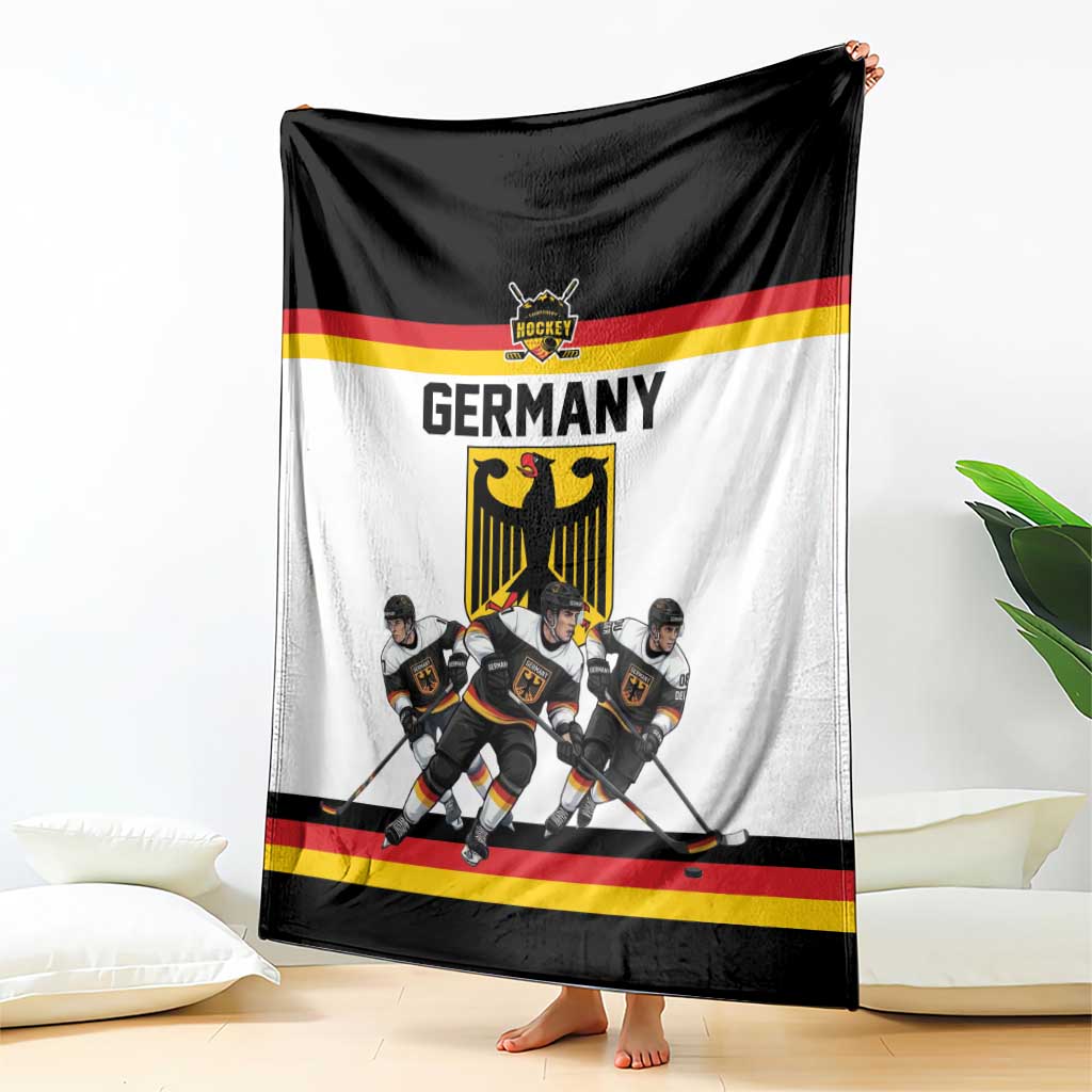 Germany Hockey Blanket German Eagle Hockey Pride
