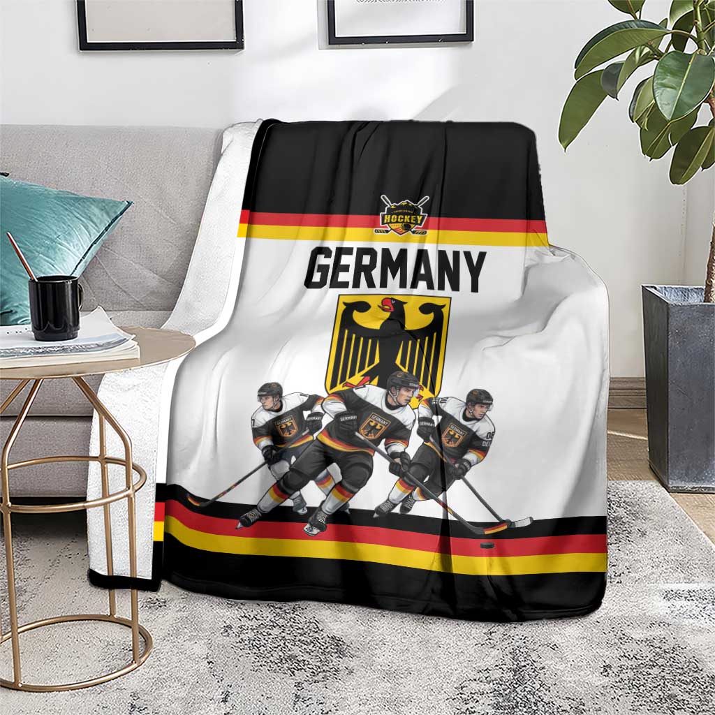 Germany Hockey Blanket German Eagle Hockey Pride