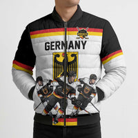Germany Hockey Custom Bomber Puffer Jacket German Eagle Hockey Pride