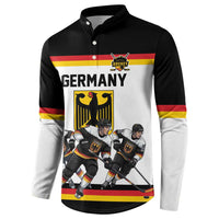 Germany Hockey Custom Button Sweatshirt German Eagle Hockey Pride