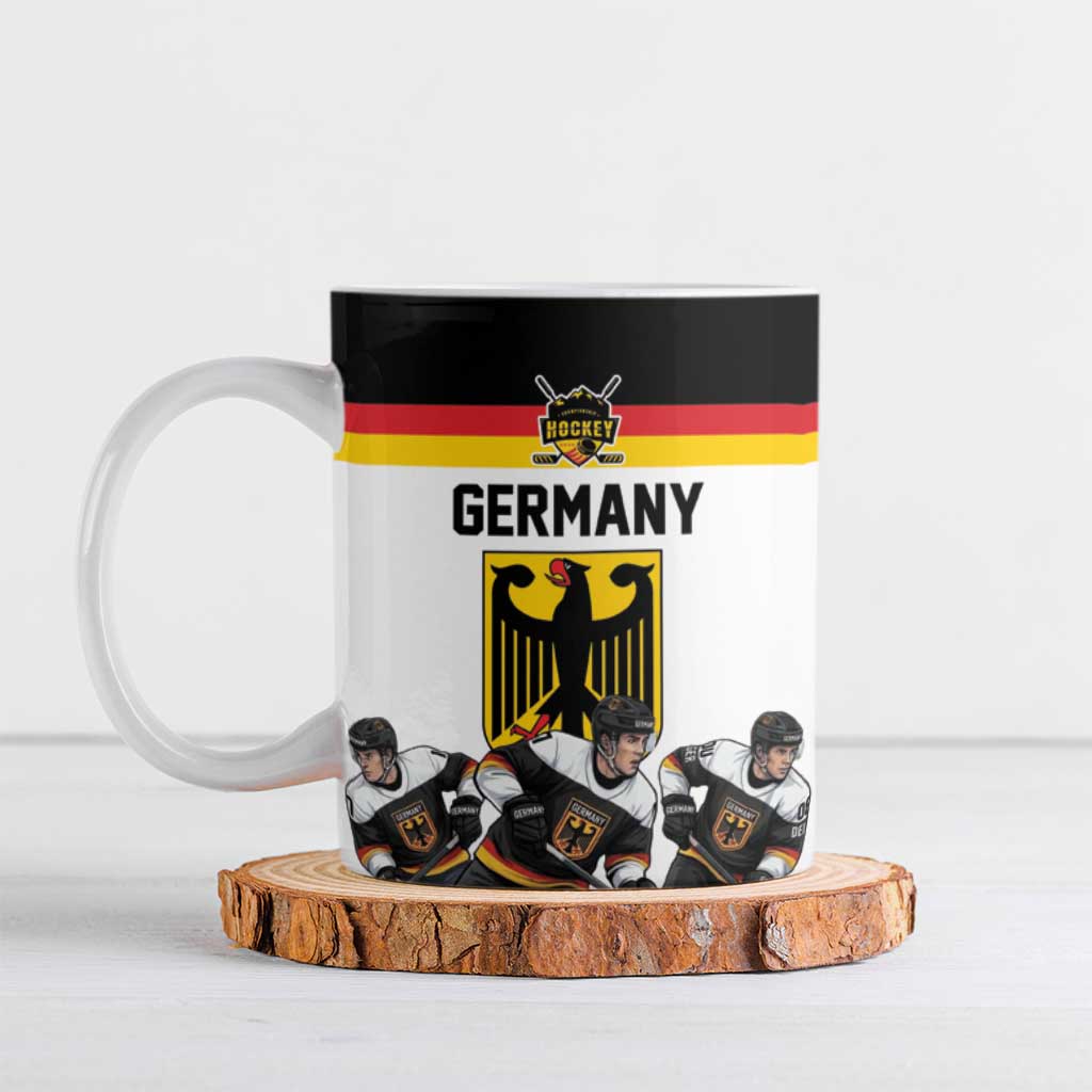 Germany Hockey Custom Ceramic Mug German Eagle Hockey Pride