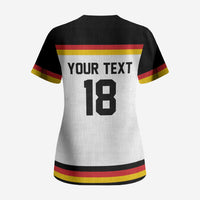 Germany Hockey Custom Scrub Top German Eagle Hockey Pride