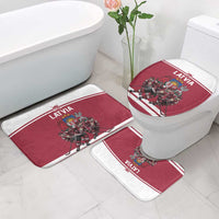 Latvia Hockey Pride Bathroom Set Baltic Ice Warriors