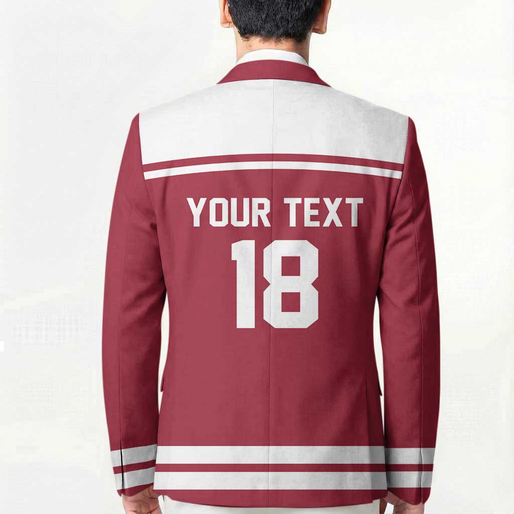Latvia Hockey Pride Custom Blazer Baltic Ice Warriors