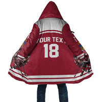 Latvia Hockey Pride Custom Cloak Baltic Ice Warriors