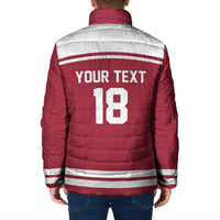Latvia Hockey Pride Custom Padded Jacket Baltic Ice Warriors