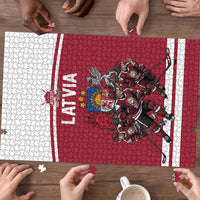 Latvia Hockey Pride Puzzle Baltic Ice Warriors