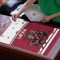 Latvia Hockey Pride Puzzle Baltic Ice Warriors