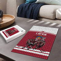 Latvia Hockey Pride Puzzle Baltic Ice Warriors