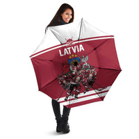Latvia Hockey Pride Umbrella Baltic Ice Warriors