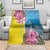 Brazil Cattleya Labiata Blanket Christ The Redeemer And Flag Color Style