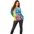 Brazil Cattleya Labiata Off Shoulder Sweater Christ The Redeemer And Flag Color Style - Wonder Print Shop