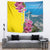 Brazil Cattleya Labiata Tapestry Christ The Redeemer And Flag Color Style - Wonder Print Shop