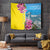 Brazil Cattleya Labiata Tapestry Christ The Redeemer And Flag Color Style - Wonder Print Shop