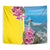 Brazil Cattleya Labiata Tapestry Christ The Redeemer And Flag Color Style - Wonder Print Shop