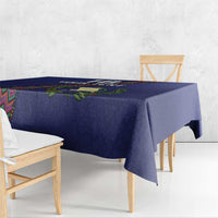 Custom Guatemala Football Tablecloth Los Chapines Blue Version - Wonder Print Shop