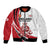 Custom England Football Bomber Jacket Simple Style - Wonder Print Shop