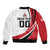 Custom England Football Bomber Jacket Simple Style - Wonder Print Shop